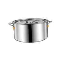 Bothyi - Cater Stew Soup Hervir Pan Utensilios De Cocina Fondo Compuesto Olla Para El Hogar 3.5L