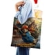thumbnail image 4 of Paddington Bear Bolso de tela con estampado de lienzo para mujer, bolsa de compras reutilizable y estética, con cremallera interior, regalo para mujer,40*45cm., 4 of 6
