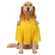 thumbnail image 2 of Chubasquero HDE para perros, doble capa, con cremallera y capucha, amarillo, 2 of 7