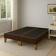 thumbnail image 2 of Base De Cama 2 Plazas Café Oscuro En Lino, 2 of 2