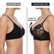 thumbnail image 2 of Pack De 3 Sostenes Encaje Push Up Con Arcos Para Mujer, 2 of 6