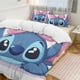 thumbnail image 2 of Stitch with Pink Bow 3 Pieces Duvet Cover Set Full Size Super Soft Fade Resistant Microfiber, 2 of 4