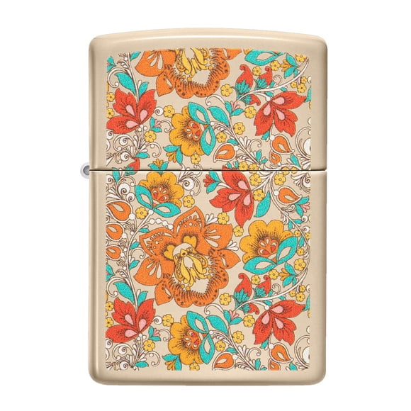 Encendedor Vintage Floral Design Rosa Zp49770