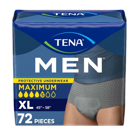 Ropa Interior Protectora Tena Para Hombre, Tamaño Xl, Máximo 72 Unidades