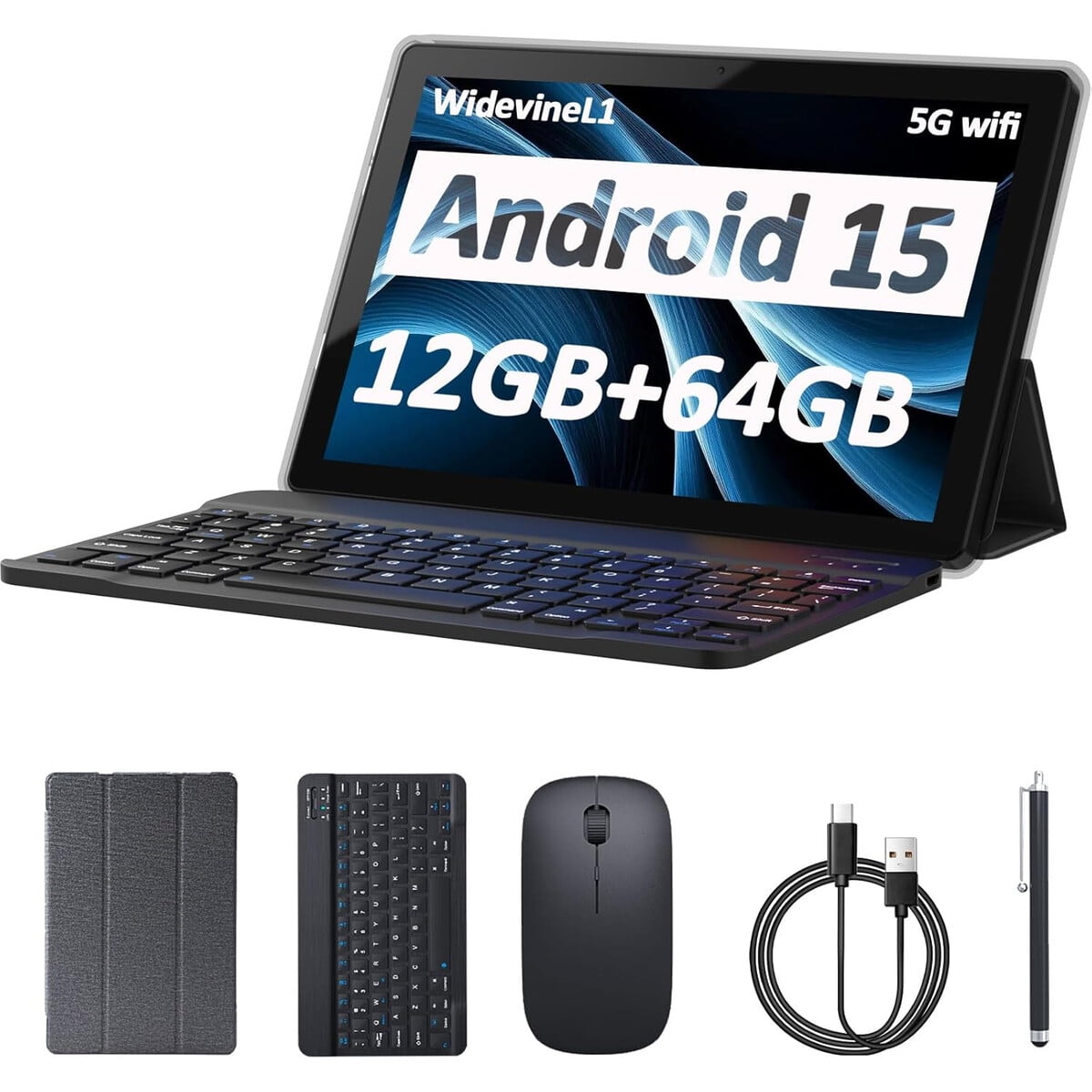 Tablet Cupeisi Android 15 10.1 12gb Ram 64gb Rom 1tb