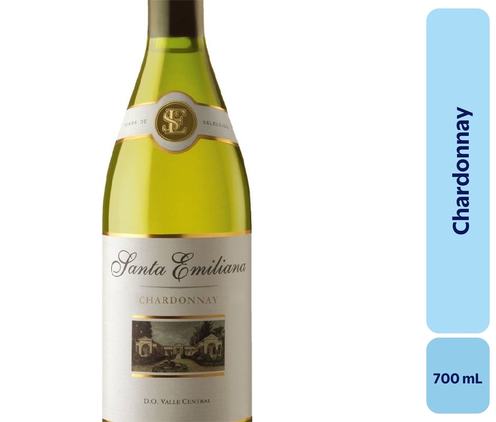 Vino Chardonnay Botella 700 mL Santa Emiliana