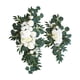 thumbnail image 2 of Arco De Boda Artificial Flores Arreglo Floral Para Sala De Estar Blanco, 2 of 5