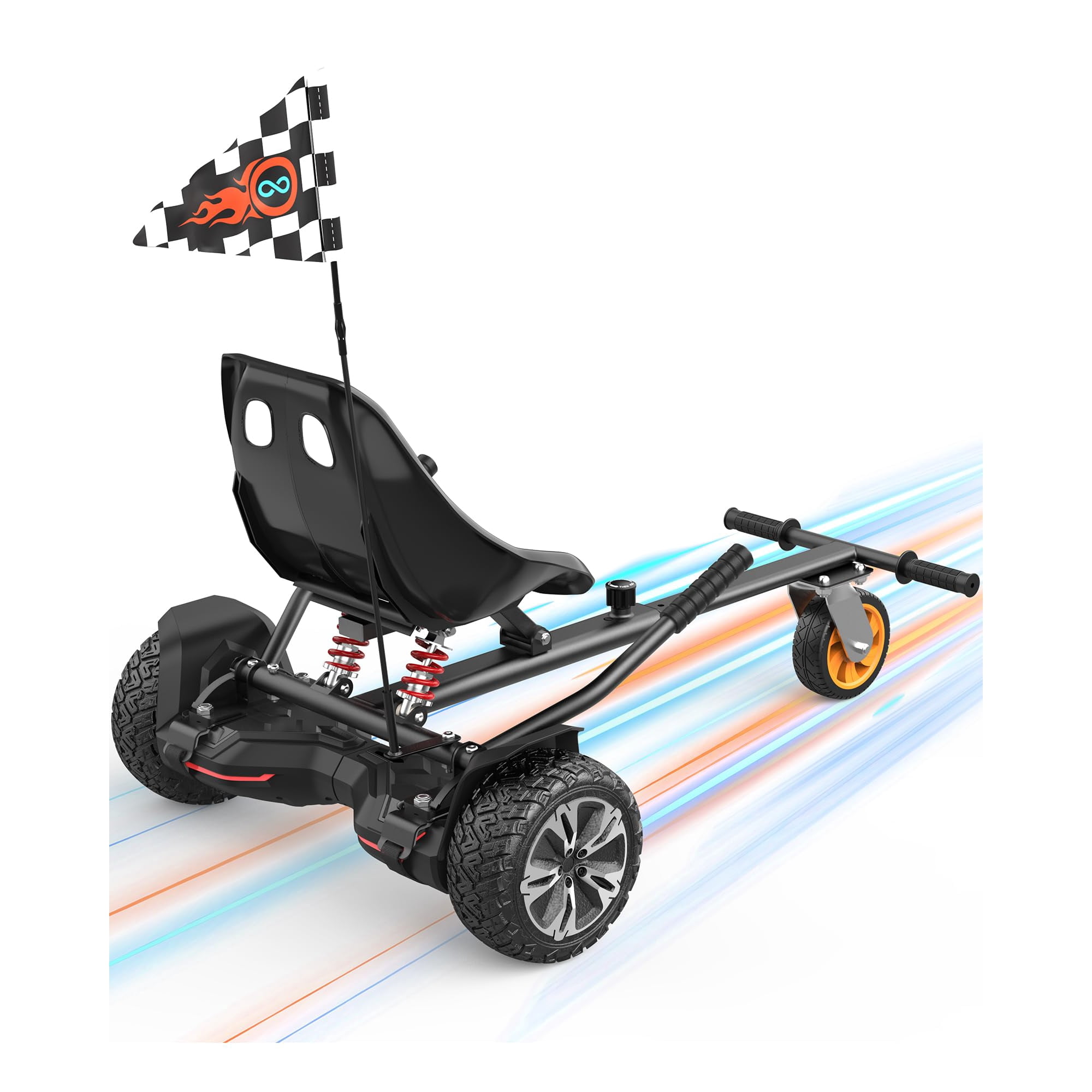 Patinete De Equilibrio Go Kart Attachment Gyroor K2 Para Niños Y Adultos