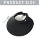 thumbnail image 2 of Sombreros con visera para mujer, ala ancha, protección UV, para playa, verano, 2 of 6