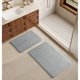 thumbnail image 1 of Alfombra Baño Mainstays Set 2 Piezas Memory Foam Plata, 1 of 3