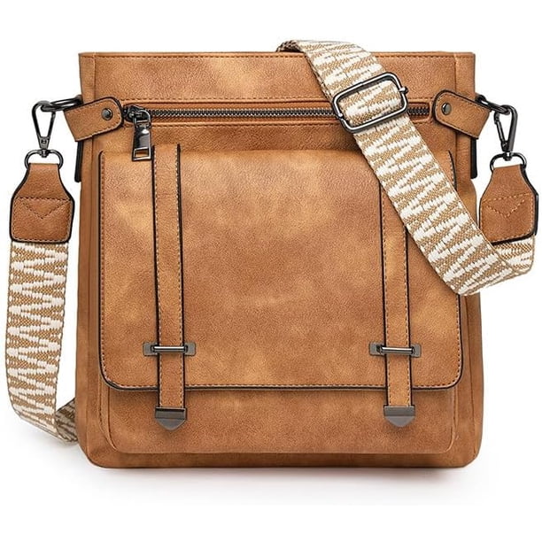 Bolso bandolera moda mujer hombro suave poliuretano cuero monederos múltiple mensajero bolsa