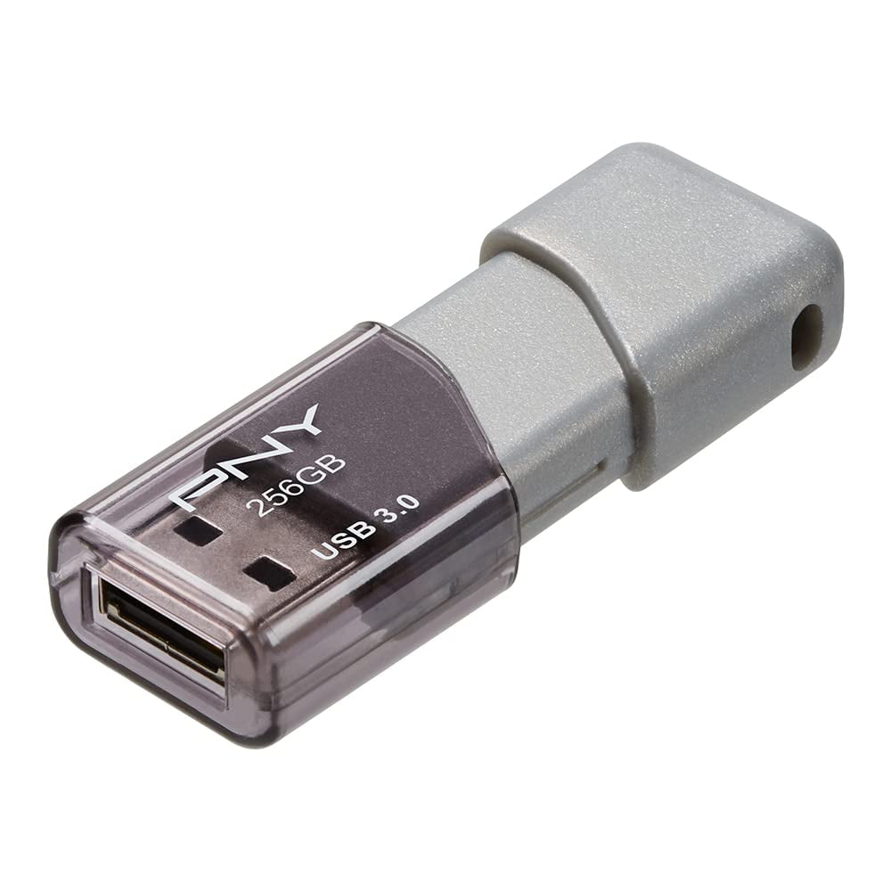 Unidad Flash Usb Pny Turbo Attache 3 256gb Usb 3.0 Gris