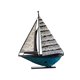 thumbnail image 4 of Decoración De Barco De Vela, Artesanía De Metal, Decoración De Barco De Vela Para Bar, Dormitorio, Escritorio, 20 X 7 X 27 Cm, 4 of 5