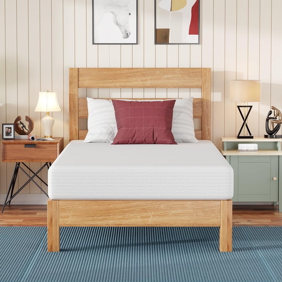 Colchón FDW Twin de Espuma Mediana Firme 20 cm Bed-in-Box