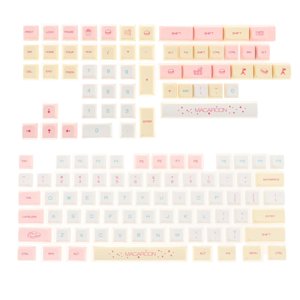 Magideal - Teclas Pbt De 131 Teclas, Xda A Prueba De Polvo Con Caja De Almacenamiento, Teclas De Mecánico Impermeables Fáciles De Leer Para