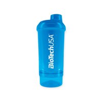 Biotechusa - Shaker Celeste Doble Compartimiento 500Ml -