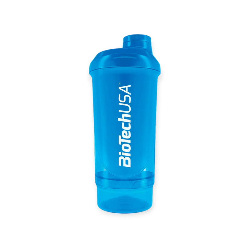 Biotechusa - Shaker Celeste Doble Compartimiento 500Ml -