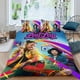 thumbnail image 2 of Esa Chica Lay Lay Conjunto de sábanas temático, trío de piezas, cómodo y amigable con la piel, diseño único, regalo de decoración para el hogar para familiares, amigos y fans, 90 cm * 190 cm, 2 of 6