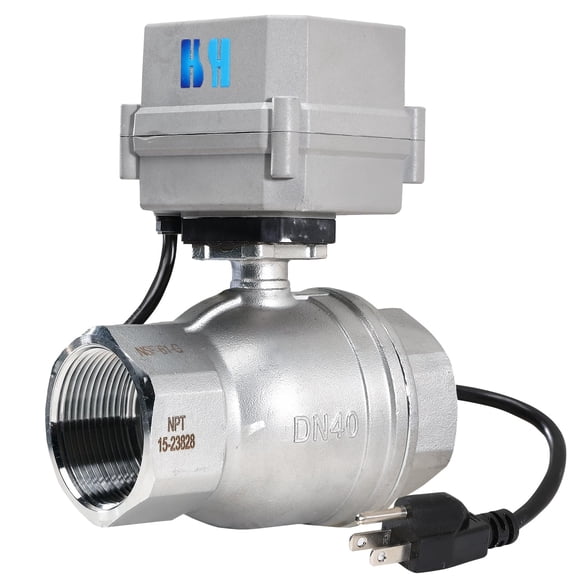 Válvula de bola eléctrica motorizada HSh-Flo 1-1/2 pulgadas DN40