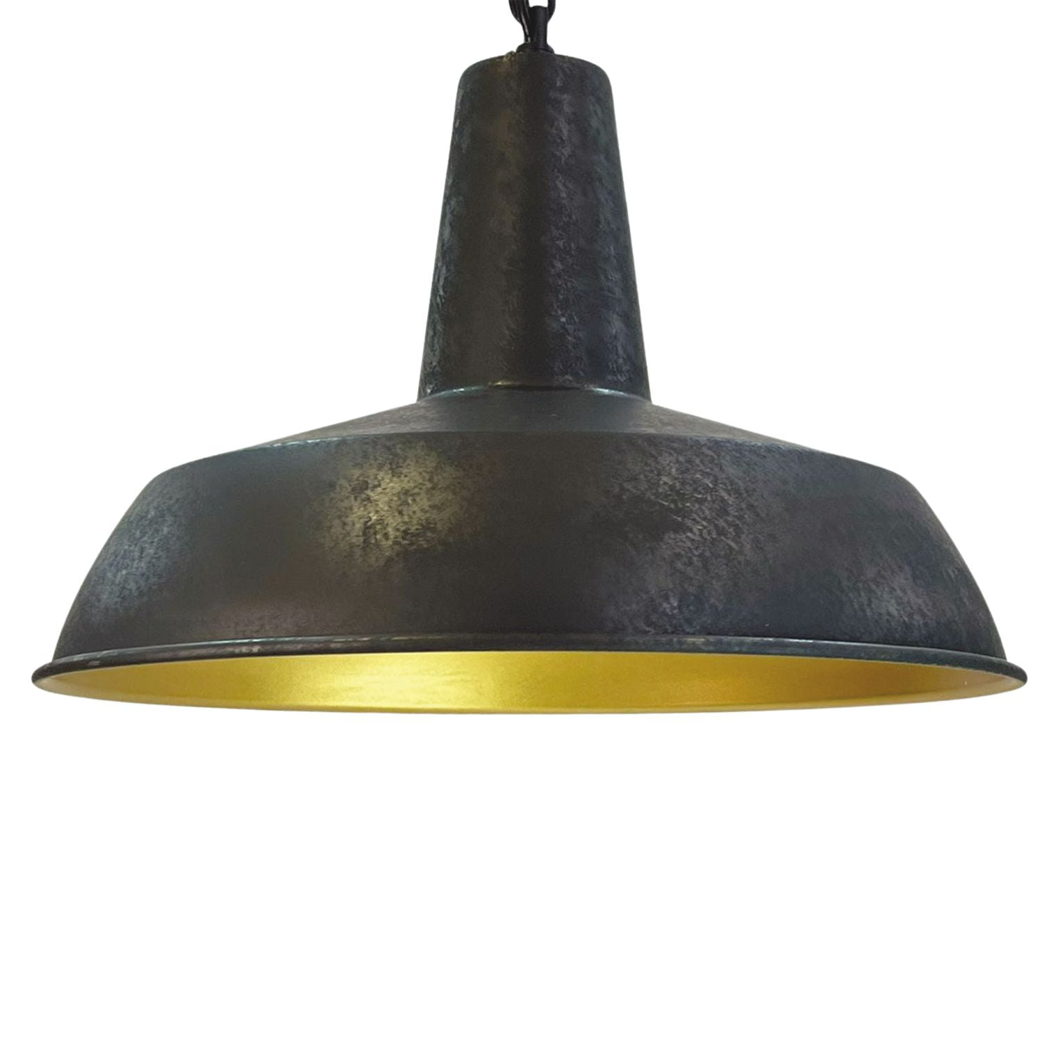 Genérico - Lámpara Colgante E-27 Diseño Oxidado Con Cadena