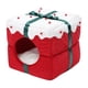 thumbnail image 3 of Casa Cueva En Forma De Caja De Navidad Semicerrada Nido Cálido Cama Para Perros Tienda Camas Para Gatos, 3 of 4