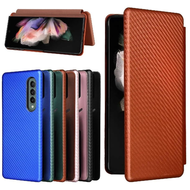 Funda Flip para FOXDOCK Samsung Galaxy Z Fold 3 - Funda magnética de negocios, funda protectora delgada