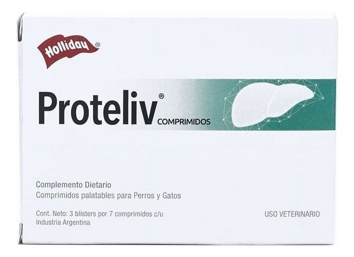 Gabrica - Suplemento Vitaminico Perro Gato Proteliv 21 Comprimidos