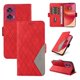 thumbnail image 1 of Funda Cartera para Motorola Edge 50 Fusion 5G con Tarjetero Soporte y Correa Rojo, 1 of 6