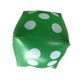 thumbnail image 2 of Dados Inflables Gigantes Para Juegos, Accesorios Para Juegos Amplios, Recuerdos De Fiesta, Fiesta En La Piscina, Verde, 2 of 5