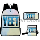 thumbnail image 1 of Jey Uso Yeet Merch Backpack 3pcs/set Rucksack Crossbody Bag Women Men Casual Daypack Unisex Packsack Travel Bags, 1 of 3