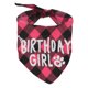 thumbnail image 1 of Unique Bargains Pañuelo de Cumpleaños para Perros Pañuelo Lindo de Cumpleaños-Chica para Perros Pequeños Medianos Grandes Pañuelos para Perros para Atuendo de Fiesta de Cumpleaños Grande Rojo Rosado, 1 of 7