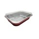 thumbnail image 1 of Juego de bandejas para hornear KitchenDance desechables de aluminio con tapa, paquete de 25, 1 of 9