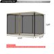 thumbnail image 2 of Mosquitera Tiimmgaal 3,7 x 3,7 m con 4 puertas – Negro, 2 of 7