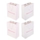 thumbnail image 2 of 4pcs Grande La Manija Del Bolso Del Favor Del Regalo Del Papel Del Banquete De Boda De La Dama De Honor Blanco, 2 of 5