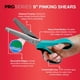 thumbnail image 3 of Tijeras Pinking SINGER ProSeries 9 de acero inoxidable de alta resistencia, 3 of 6
