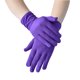 thumbnail image 1 of suxuMhao Guantes de Moda, 5 Pares de Guantes Ceremoniales Guantes Formales, Guantes de Muñeca Guantes de Dedo Completo, Guantes Cortos Delgados Elásticos Morados, Talla Única para la Mayoría,, 1 of 2