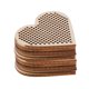 thumbnail image 5 of 20 piezas natural multi-agujero de madera colgante tablero de punto de cruz 70x75mm corazón, 5 of 5
