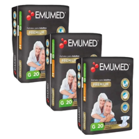 Pañales Emumed Premium 3 Paquete Talla G