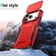 thumbnail image 3 of Funda Resistente para iPhone 17 Pro Max con Tapa Deslizante y Protección Militar Rojo, 3 of 6