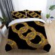 thumbnail image 2 of Sexy Woman Gamer Animal Lion Quilt Duvet Cover Set Bedspread3-Piece Bedding Set, 2 of 5