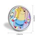 thumbnail image 2 of Insignia Redonda Perros En El Espacio 2.8 Cm, 2 of 6