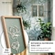 thumbnail image 2 of Set de decoración mural 3D con estampado floral verde, madera, ligero (2 unidades), 18 x 40 cm, 2 of 8