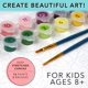 thumbnail image 3 of Kit de pintura por números Bright Stripes para niños con marco y 16 pinturas, 3 of 7