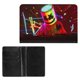 thumbnail image 2 of DJ Marshmello Porta Pasaporte y Cartera de Viaje Premium de Cuero PU, Funda de Pasaporte Bloqueo RFID con Ranuras para Tarjetas de Crédito, Estuche para Libro de Pasaporte para Familia 10cm × 15cm, 2 of 6
