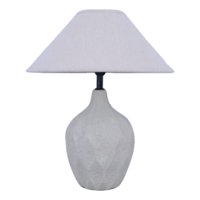 Genérico - Lampara Mesa Base Texturizada Sala Dormitorio Lau