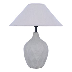 Genérico - Lampara Mesa Base Texturizada Sala Dormitorio Lau