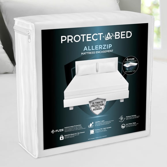 Funda Protect-A-Bed Queen Impermeable AllerZip con Bolsillo Profundo