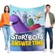 thumbnail image 1 of Pregunta a los Storybots anti-pilling, suave, ligera, esponjosa y acogedora de lujo para hogar y cocina – Perfecta para niños y adultos,120X180cm, 1 of 6