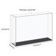 thumbnail image 2 of Uxcell Caja de Exhibición de Acrílico Caja de Plástico Cubo Caja de Almacenamiento Transparente Pequeña Montaje a Prueba de Polvo Vitrina 16.1x4.3x12" para Artículos de Colección, 2 of 5