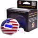 thumbnail image 5 of Protector de labios Mouth Guard Oral Mart con la bandera de los Estados Unidos, 5 of 7